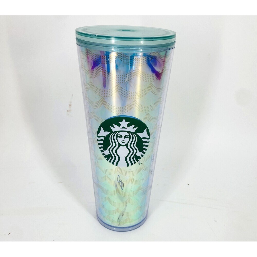 Starbucks Holiday 2019 Acrylic Cold Cup Tumbler 20oz Iridescent No Straw Venti